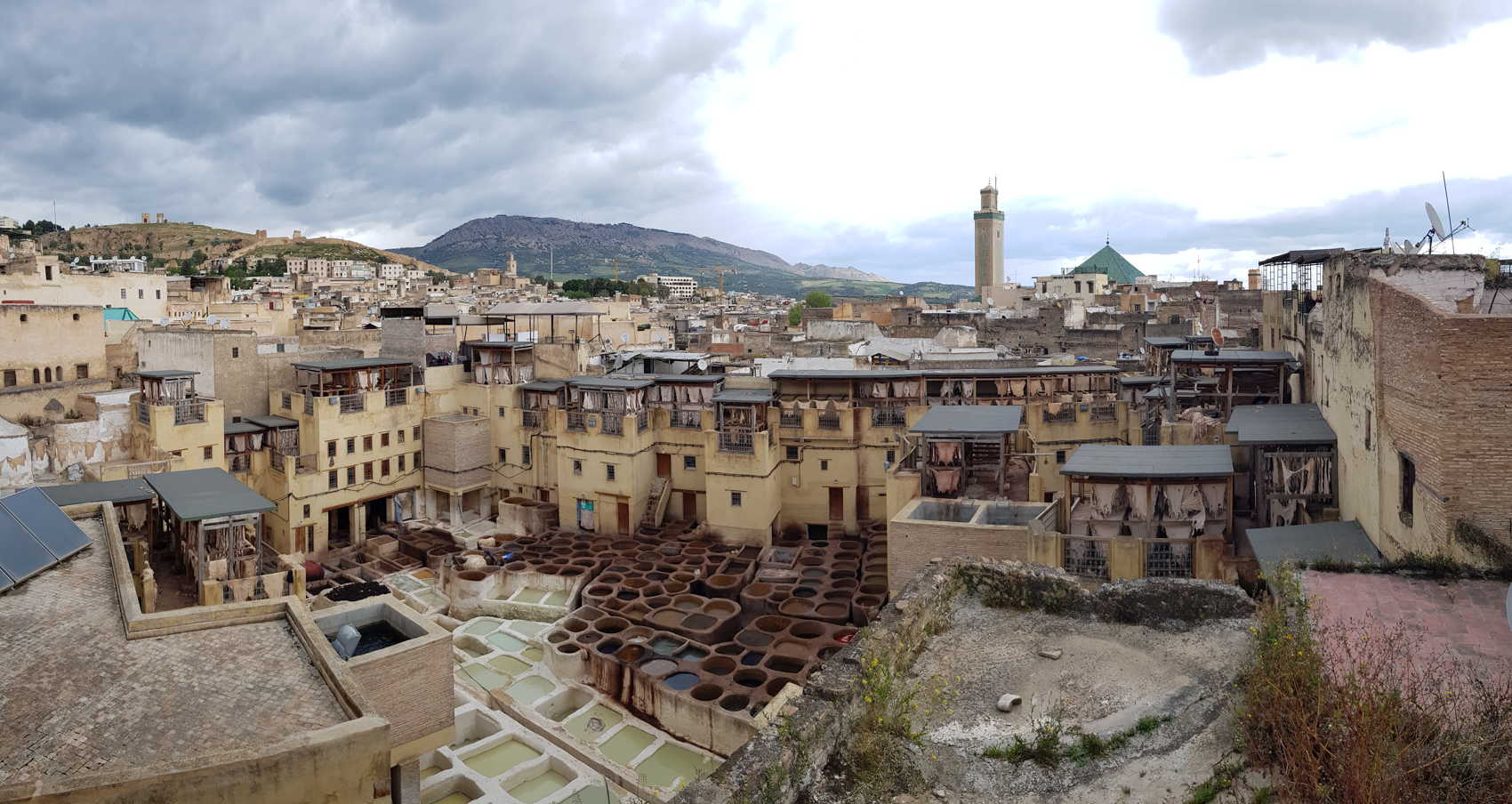 Vista delle concerie di Guerniz, Fes
