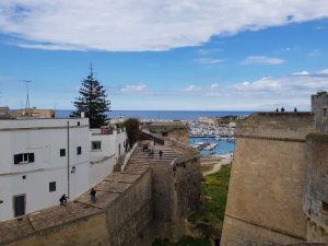 La vista del porto dal castello aragonese