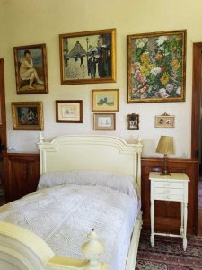 Camera di Monet nella sua casa di Giverny