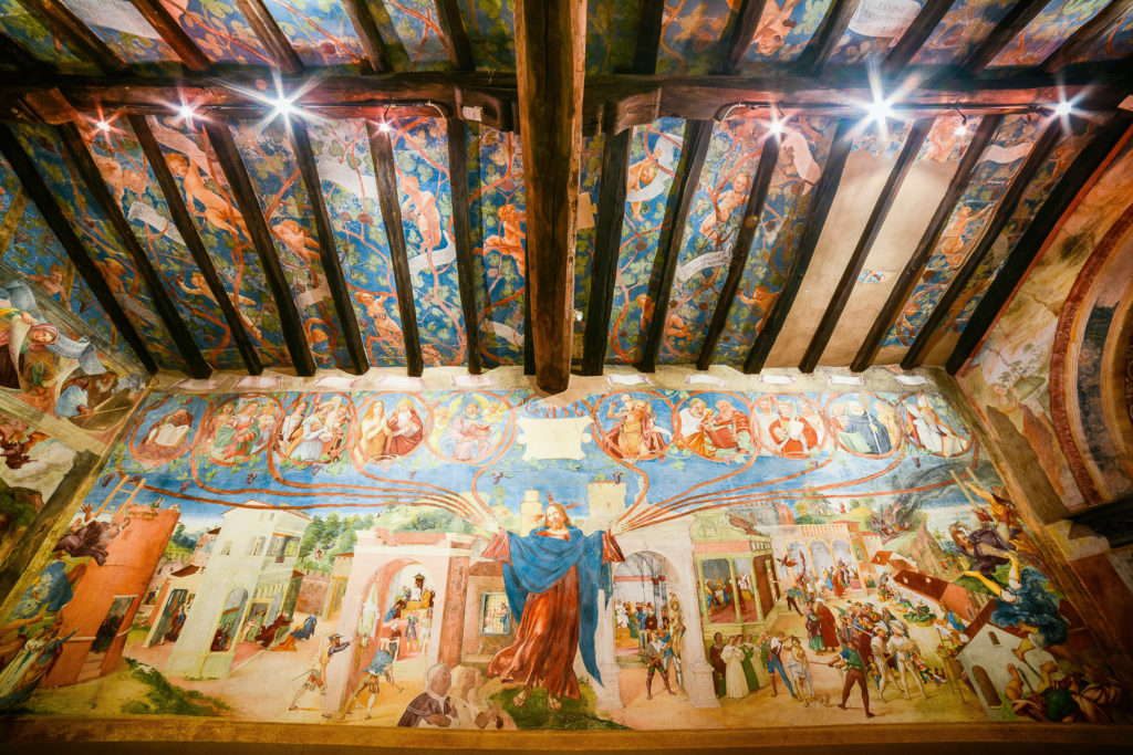 Cappella Suardi, parete e soffitto @ Ente Turismo Val Cavallina