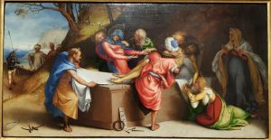 Lorenzo Lotto, Deposizione del Cristo nel sepolcro. Lorenzo Lotto a Bergamo
