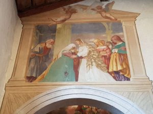 Lorenzo Lotto, chiesa di san Michele al Pozzo Bianco - Visitazione