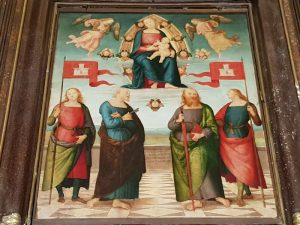 Perugino, Madonna in gloria e santi, Duomo di Città della Pieve