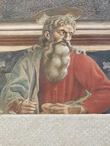 Andrea del Castagno, Cenacolo di santa Apollonia - dettaglio di san Pietro