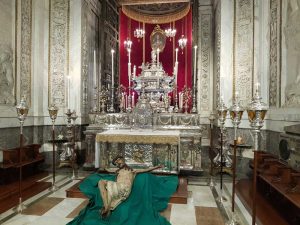 Visitare Palermo, Cappella di santa Rosalia nella cattedrale
