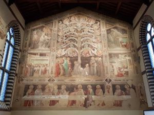 Cenacoli di Firenze, Taddeo Gaddi, Cenacolo di santa Croce