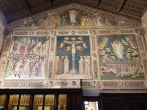 Basilica di santa Croce, Sagrestia, Episodi della Passione e Resurrezione di Cristo