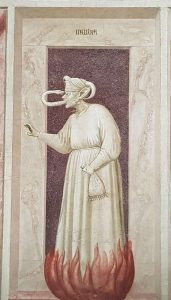 Virtù e Vizi di Giotto, Invidia