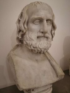 Busto di Euripide - Sala dei Filosofi