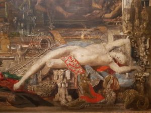 Gustave Moreau, Les pretendants - dettaglio