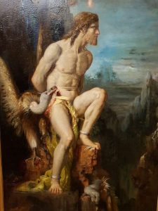 Gustave Moreau, Promethée - dettaglio