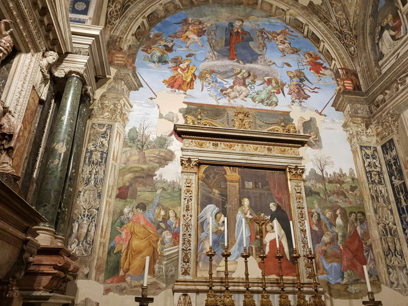 Santa Maria sopra Minerva, Cappella Carafa, Filippino Lippi