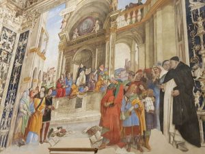 Cappella Carafa, Filippino Lippi, Trionfo di san Tommaso sull'eresia