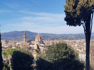 Panorama di Firenze dalla villa