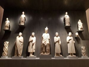 Museo dell'Opera del Duomo di Pisa. Tino di Camaino, elementi del Monumento funebre di Arrigo VII