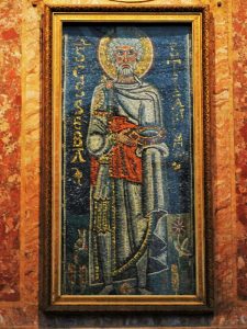 Mosaico di san Sebastiano @ wikipedia, Luciano Tronati