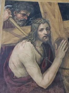 Il Sodoma, Gesù porta la croce - dettaglio