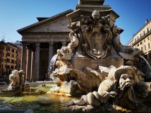Fontana del Pantheon - dettaglio
