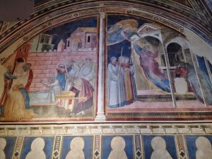 Taddeo Gaddi, La resurrezione di Drusiana e l'assunzione di san Giovanni evangelista