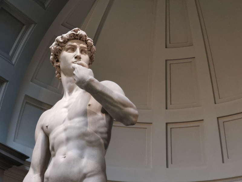 David di Michelangelo, dettaglio