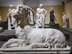 Collezione Torlonia. Statua di caprone, corpo della fine del I secolo d.C. con testa attribuita a Gian Lorenzo Bernini