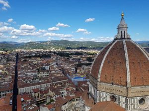 Vista della Cupola di Brunelleschi e della città di Firenze
