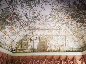 Jacopo Zucchi, Sala degli uccelli, dettaglio della decorazione del soffitto