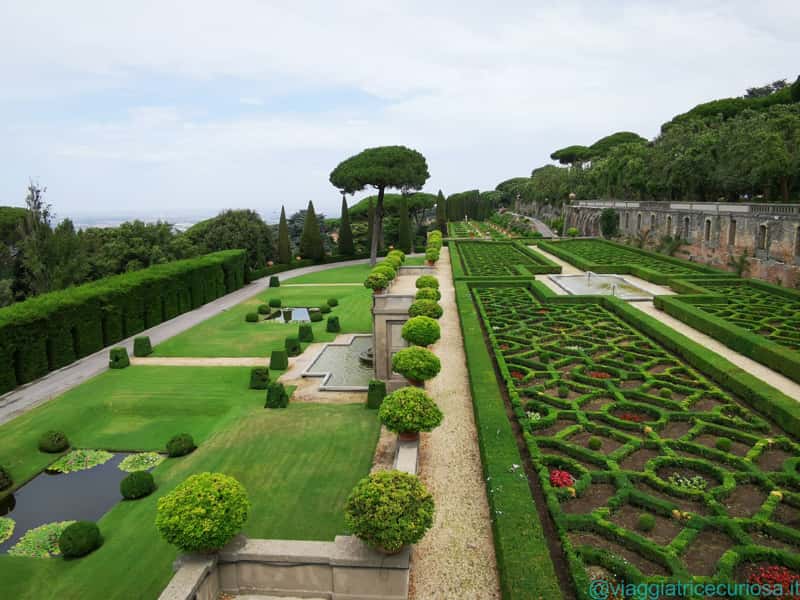 Giardini del Belvedere, giardini delle ville pontificie di Castel Gandolfo