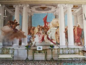 Palazzina. Villa Valmarana ai Nani. Giambattista Tiepolo "Sacrificio di Ifigenia"