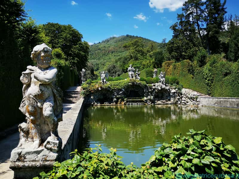 Giardino di Valsanzibio, peschiera dei fiumi