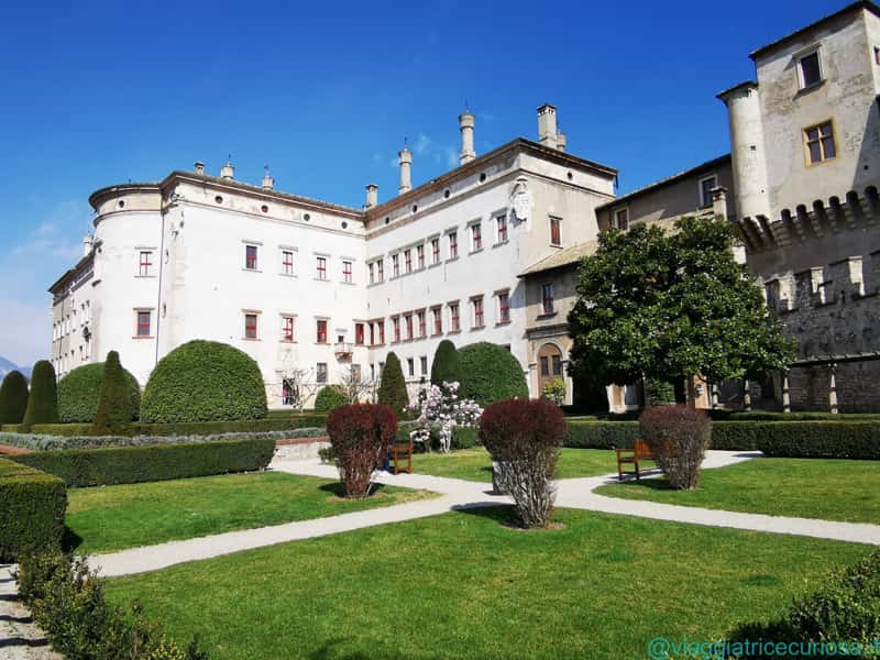 Castello del Buonconsiglio, il giardino e il Magno Palazzo
