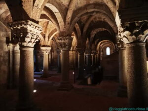 La cripta della basilica del Santo Sepolcro ad Acquapendente
