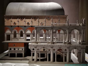 Il modello della Basilica conservato al Palladium Museum