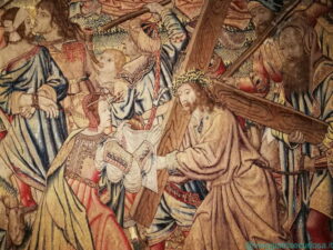 Atelier di Peter van Aelst, Salita al Calvario, particolare